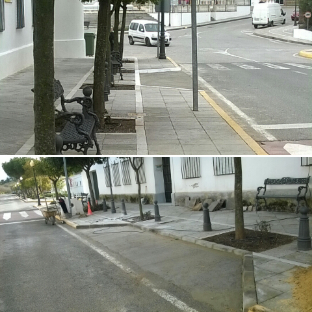 Instalación de un aparcamiento para uso exclusivo del servicio de la guardia civil