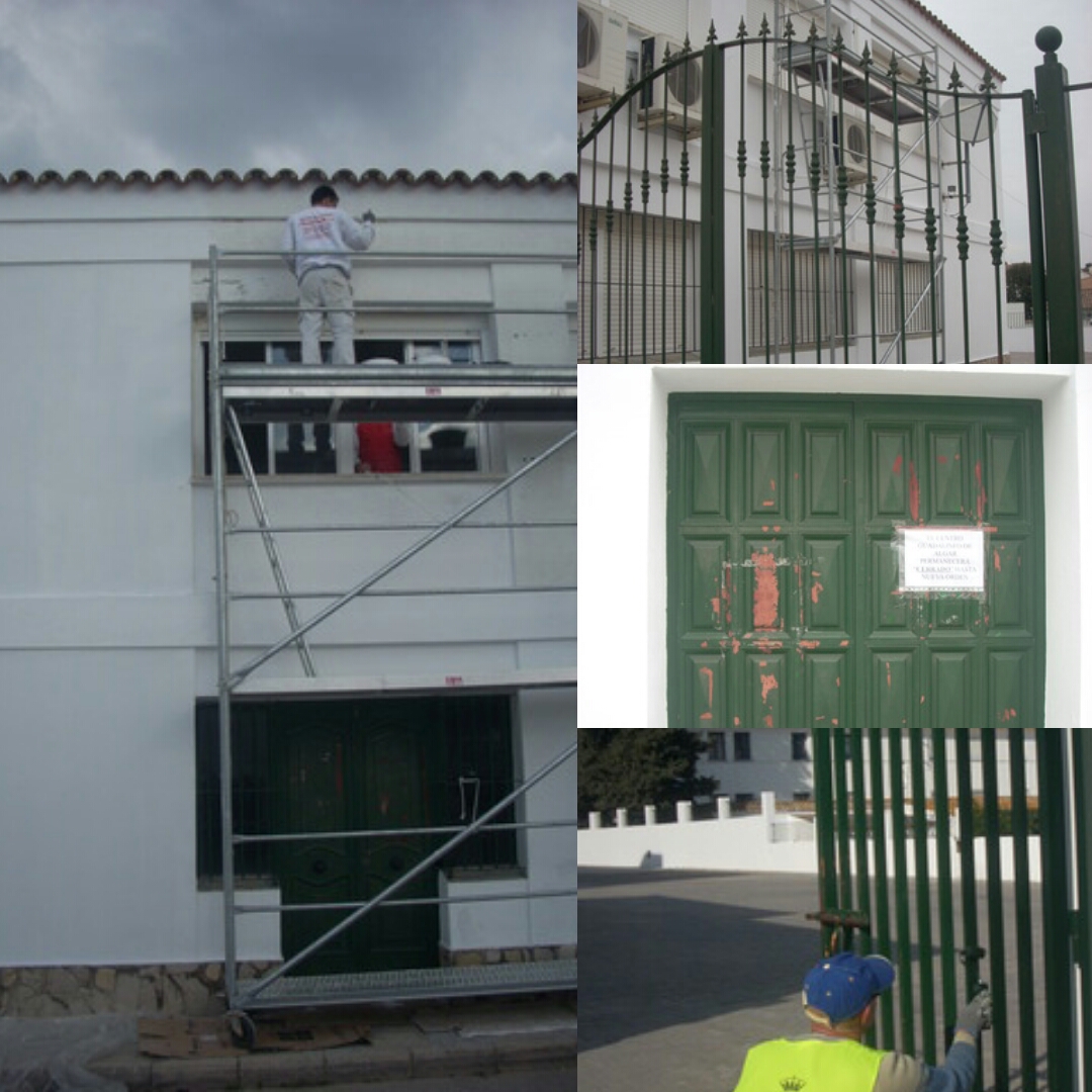 Restauración y pintado del edificio de fomento. 2