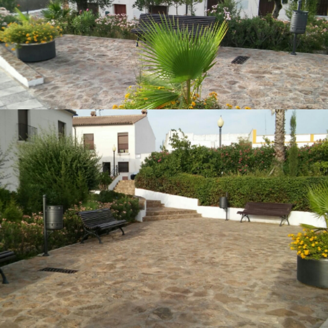 Limpieza y  mantenimiento de la zona ajardinada
