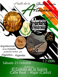 I Fiesta de la Gastronomía Artesana de Algar. Sábado 23 de febrero